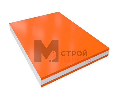Стеновая сэндвич панель без замков 140 мм Стеновая сэндвич панель без замков 140 мм